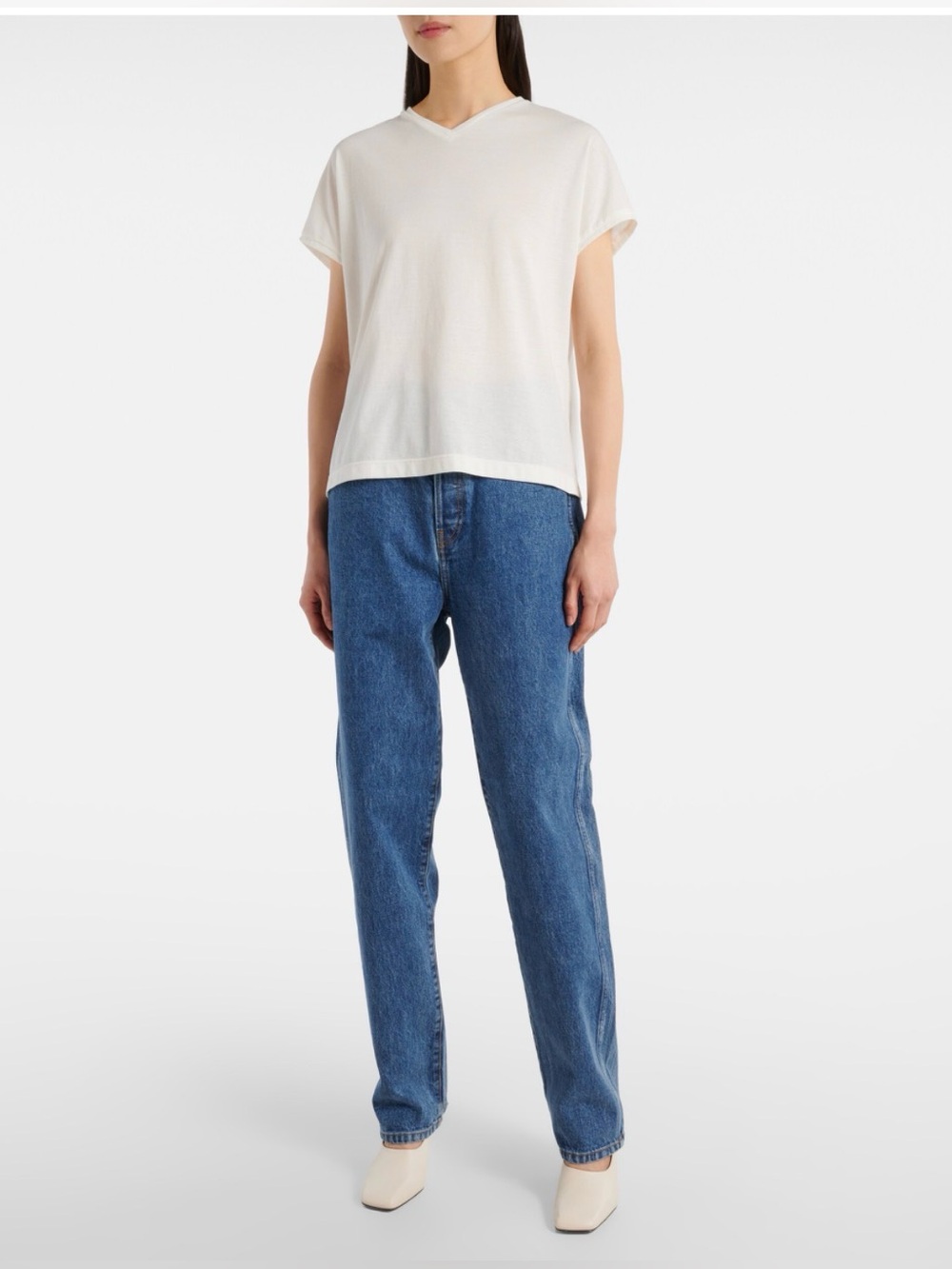 KHAITE Devra Cotton Blend top Size XS $380